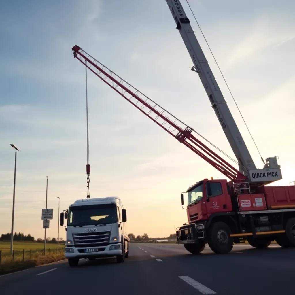 Servicio de grúas A Quick Pick Crane & Rigging Service: asistencia 24/7 en Derby 1 A Quick Pick Crane & Rigging Service