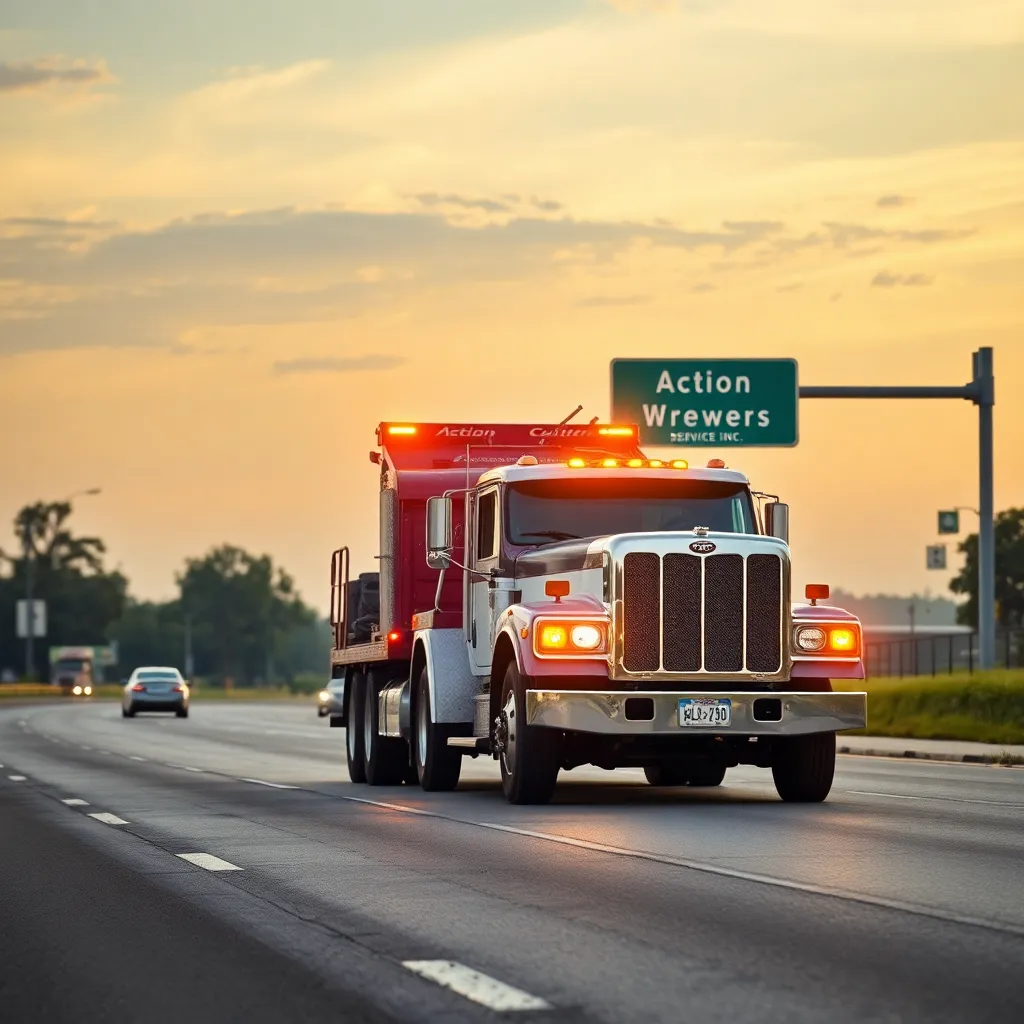 Servicio de grúas Action Wrecker Service Inc.: asistencia 24/7 en Midland 1 Action Wrecker Service Inc.