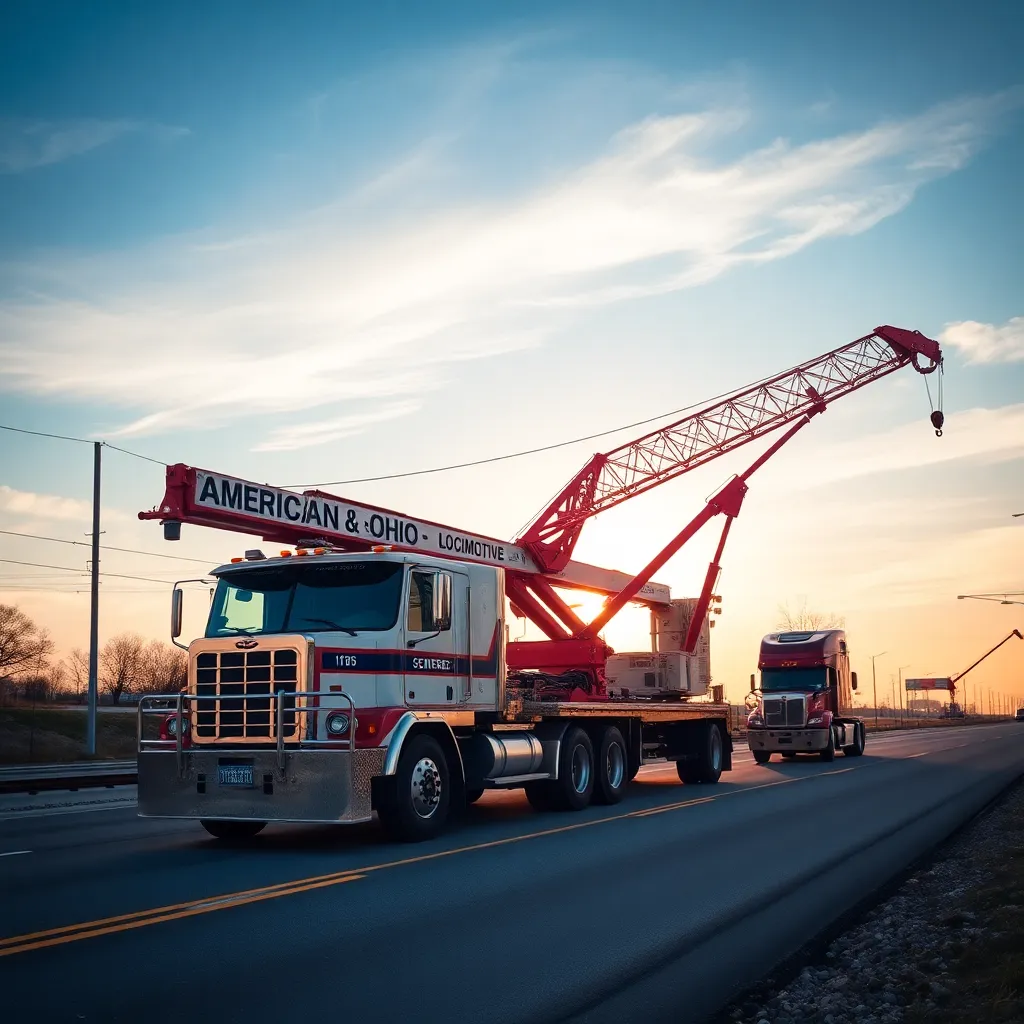 Servicio de grúas American & Ohio Locomotive Crane: asistencia 24/7 en Bucyrus 1 American & Ohio Locomotive Crane