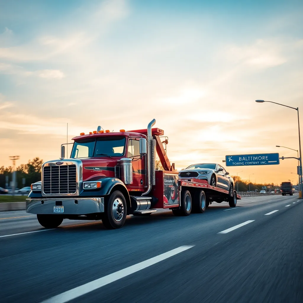 Servicio de grúas Baltimore Towing Company Inc: asistencia 24/7 en Baltimore 1 Baltimore Towing Company Inc