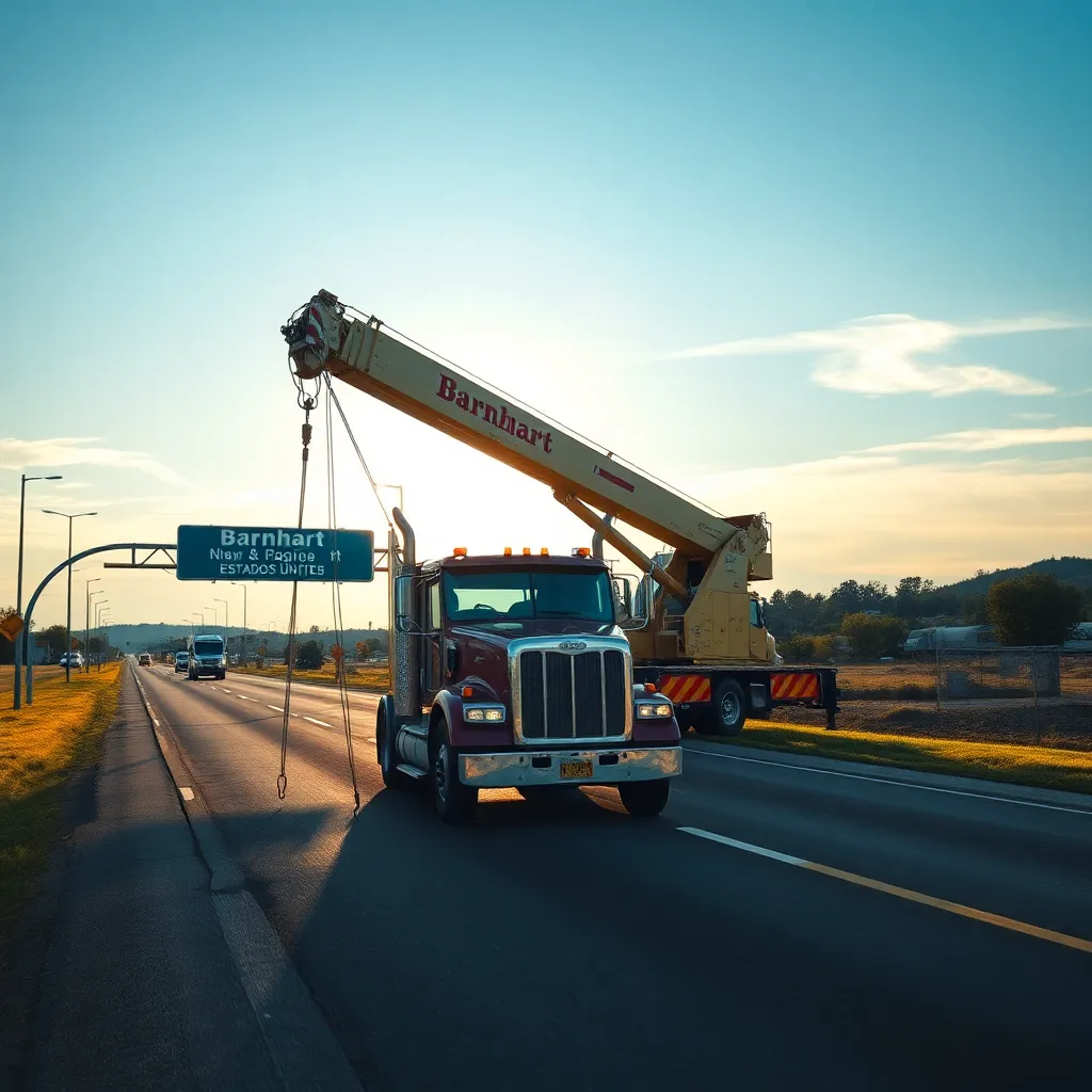 Servicio de grúas Barnhart Crane & Rigging: asistencia 24/7 en Theodore 1 Barnhart Crane & Rigging
