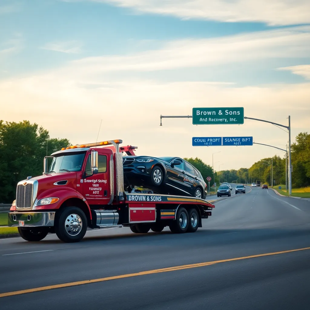 Servicio de grúas Brown & Sons Towing And Recovery, Inc.: asistencia 24/7 en Shawnee 1 Brown & Sons Towing And Recovery, Inc.