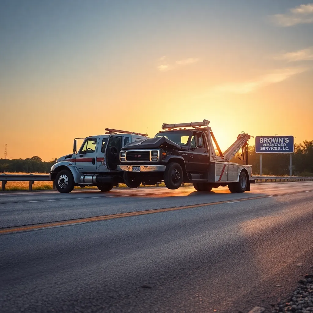 Servicio de grúas Brown's Wrecker Services, Llc: asistencia 24/7 en Owens Cross Roads 1 Brown's Wrecker Services, Llc