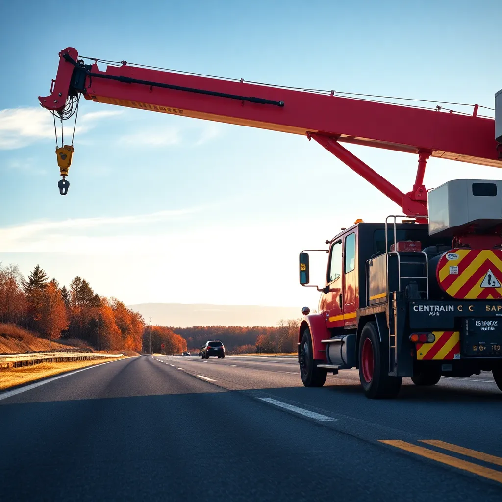 Servicio de grúas Central Maine Crane: asistencia 24/7 en Avon 1 Central Maine Crane