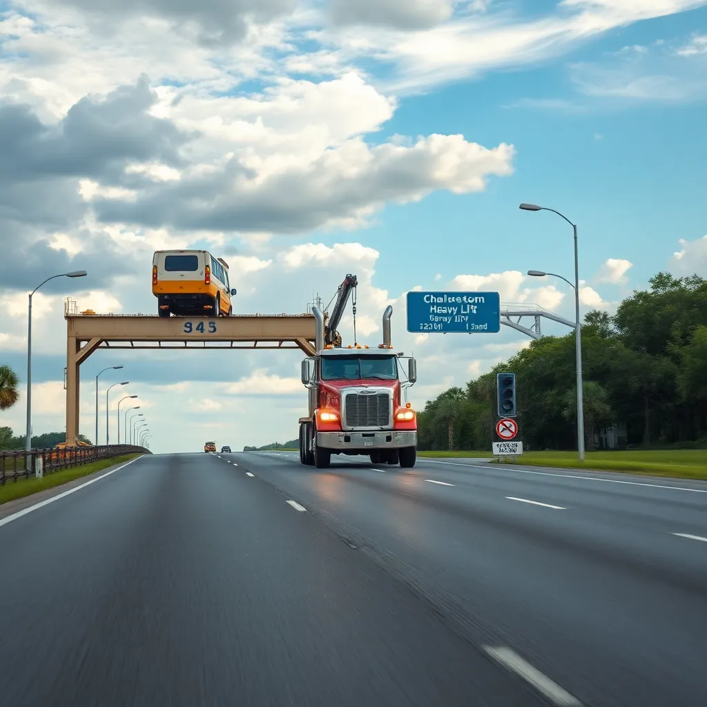 Servicio de grúas Charleston Heavy Lift: asistencia 24/7 en Yonges Island 1 Charleston Heavy Lift