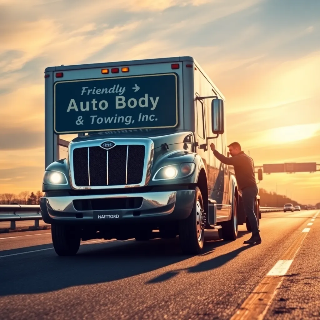 Servicio de grúas Friendly Auto Body & Towing, Inc.: asistencia 24/7 en Hartford 1 Friendly Auto Body & Towing, Inc.
