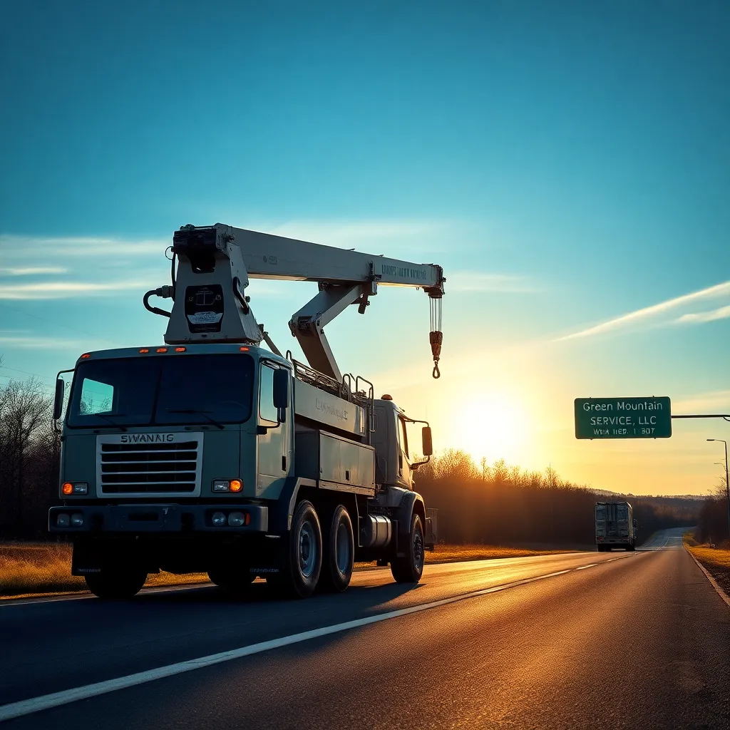 Servicio de grúas Green Mountain Crane Service, Llc: asistencia 24/7 en Swanton 1 Green Mountain Crane Service, Llc