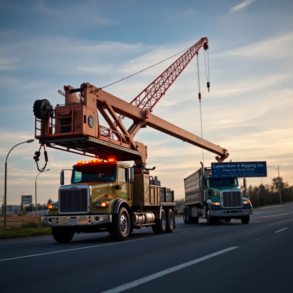 Servicio de grúas Laventure Crane & Rigging, Inc.: asistencia 24/7 en New Richmond 1 Laventure Crane & Rigging, Inc.
