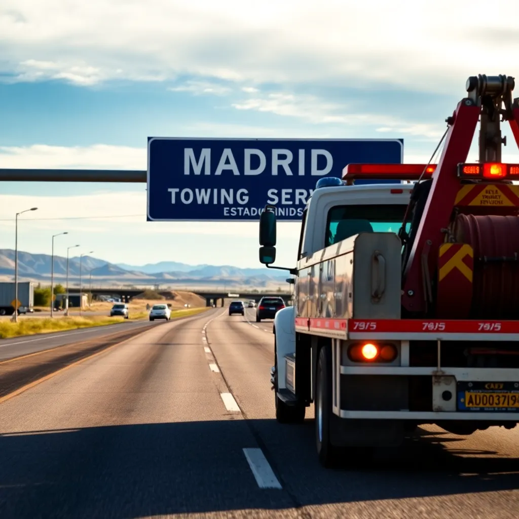 Servicio de grúas Madrid Towing Service: asistencia 24/7 en Albuquerque 1 Madrid Towing Service