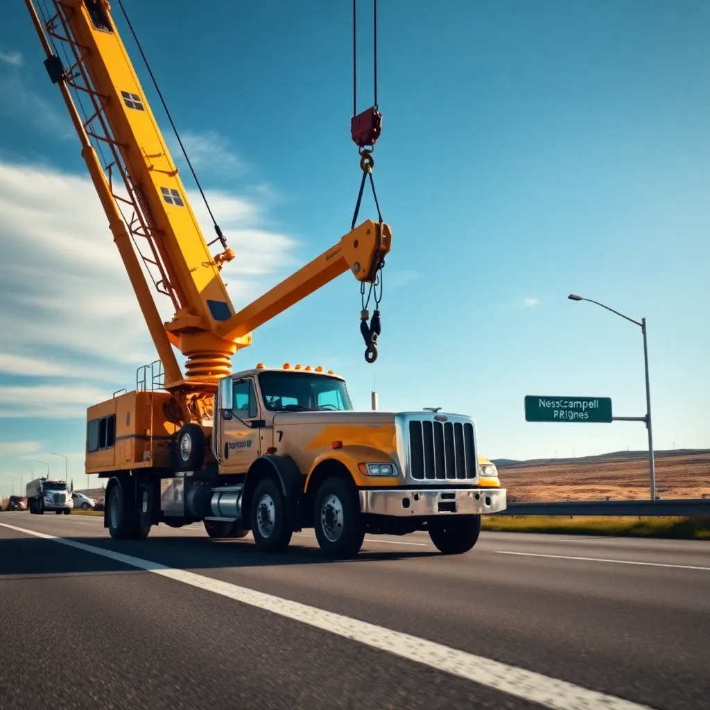 Servicio de grúas Nesscampbell Crane + Rigging: asistencia 24/7 en Caldwell 1 Nesscampbell Crane + Rigging