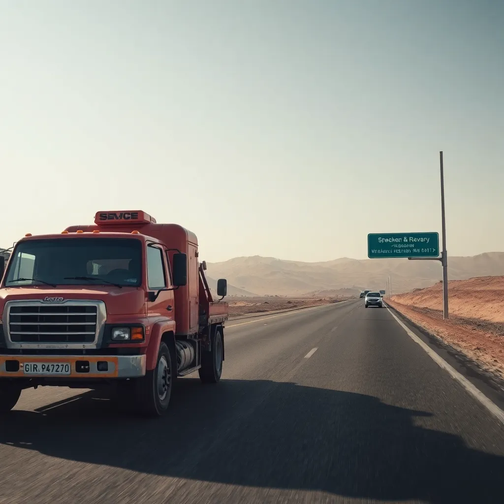 Servicio de grúas Space Age Wrecker And Recovery: asistencia 24/7 en Arab 1 Space Age Wrecker And Recovery