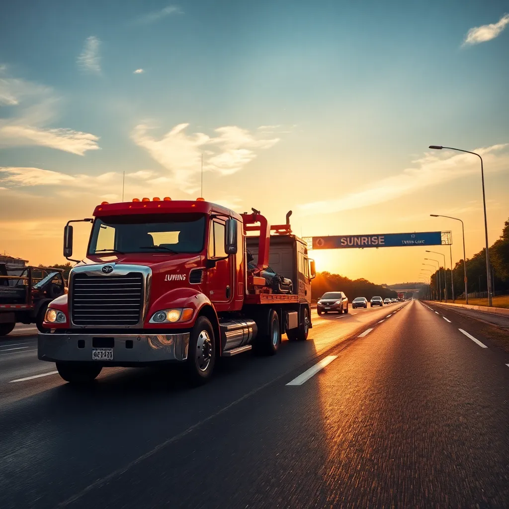 Servicio de grúas Sunrise Towing Llc: asistencia 24/7 en Rome 1 Sunrise Towing Llc