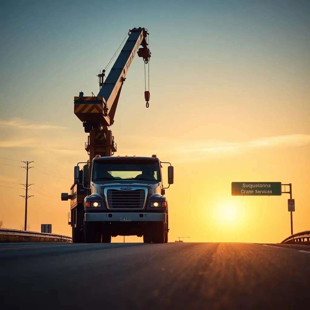 Servicio de grúas Susquehanna Crane Services: asistencia 24/7 en Williamsport 1 Susquehanna Crane Services