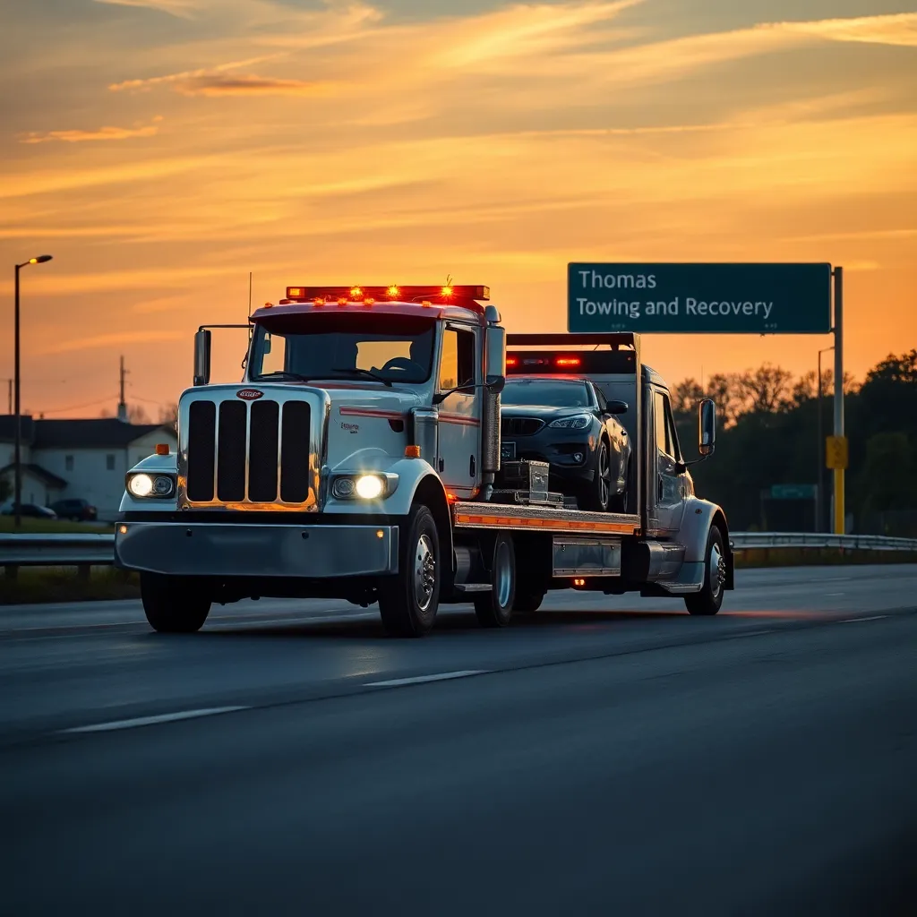 Servicio de grúas Thomas Towing & Recovery: asistencia 24/7 en Monett 1 Thomas Towing & Recovery