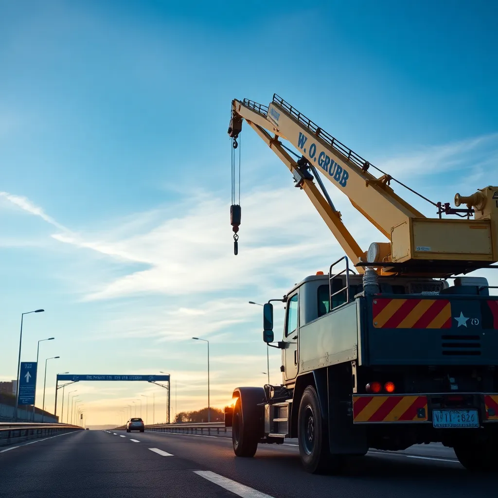 Servicio de grúas W.o. Grubb Crane Rental: asistencia 24/7 en Portsmouth 1 W.o. Grubb Crane Rental